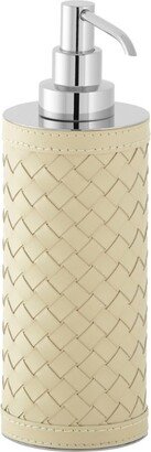 Riviere Leather Woven Soap Dispenser-AB