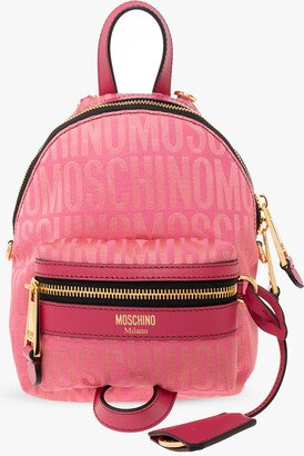 Backpack With Logo - Pink