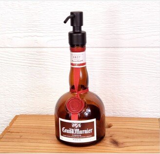 Grand Marnier Up-Cycled 375 Ml Bottle Hand Soap/Lotion Dispenser