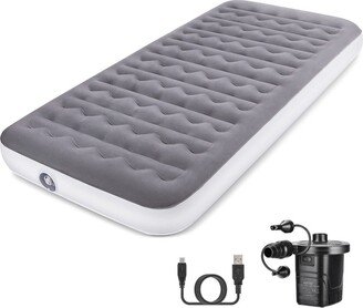 CAMULAND Twin Camping Inflatable Air Bed with Electric USB Rechargeable Pump