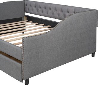 Upholstered daybed with Two Drawers-AA