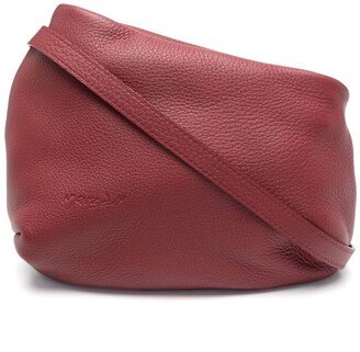 Asymmetric Leather Crossbody-Bag