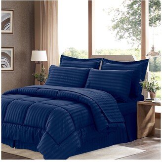 Dobby Embossed Queen 8-Pc Comforter Set