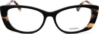 Max&co. Oval Frame Glasses