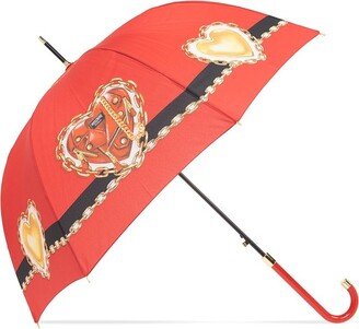 Heart Printed Umbrella-AA