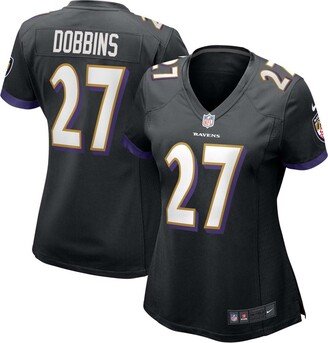 Women's J.k. Dobbins Black Baltimore Ravens Game Jersey