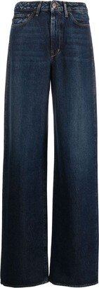 High-Waist Wide-Leg Jeans-AG