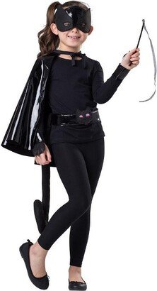 Dress Up America Black Cat Costume Set for Girls - Medium/Large