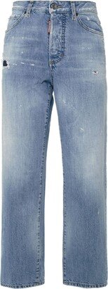 Boston high waist wide leg denim jeans