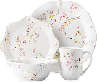 Berry & Thread Floral Sketch 4-Piece Cherry Blossom Place Setting