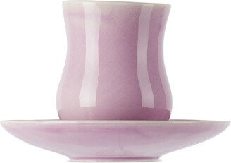 Pink Tea Cup & Saucer Set