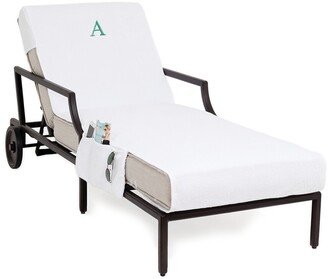 Bookman Chaise Lounge Cover (Monogram A-Z)