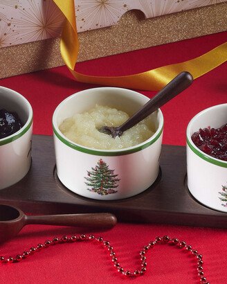 7-Piece Christmas Tree Condiment Bowl Set