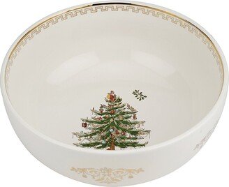 Christmas Tree Gold Salad Bowl-AA