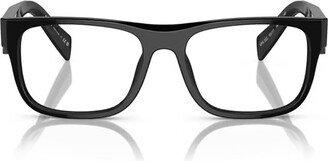 Prada Eyewear Rectangle Frame Glasses-AB