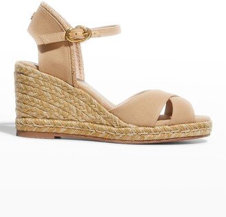 Mirela Crisscross Wedge Espadrille Sandals