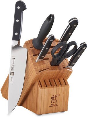 Zwilling Pro 7-Piece Bamboo Knife Block Set