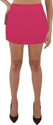 Tie Breaker Womens Gym Mini Skort