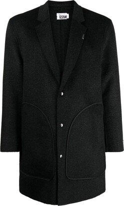 Brushed Single-Breasted Blazer