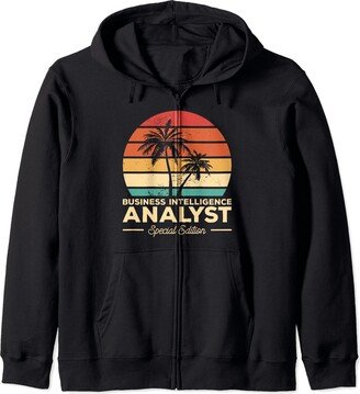 Credit Analyst Gifts Vintage Credit Analyst Zip Hoodie