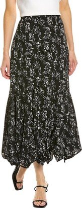 Destinaire Printed Midi Skirt