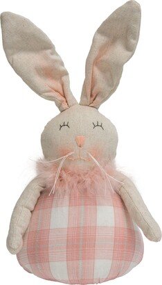 Pink Plaid Bunny