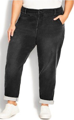 | Women's Plus Size Bridie Boyfriend Jean - washed - 14W