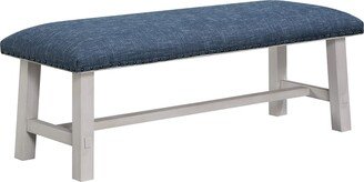 OSP Home Furnishings Callen Bench with Antique Bronze Nailhead Trim-AA