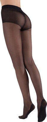 2-Pack Massaging Sheer Control-Top Tights-AA