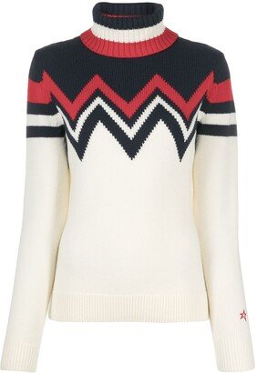 Alpine roll neck jumper-AA