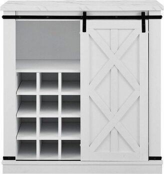 37 Buffet Bar Cabinet White