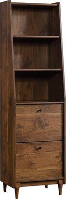 EPOWP 2 tier Harvey Park Narrow Bookcase, Grand Walnut finish