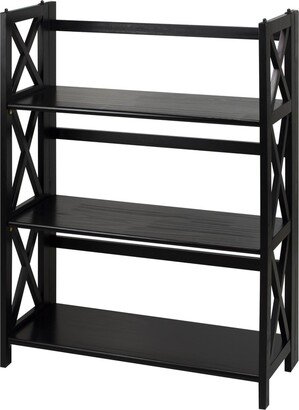 Copper Grove Jaborosa 3-shelf Folding Stackable Bookcase