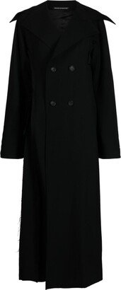 Wide-Lapels Wool Coat