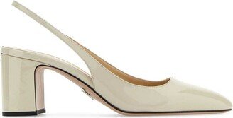 Almond Toe Slingback Pumps