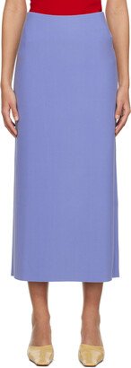 Birrot Blue H Maxi Skirt