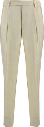 PT Torino High-Waisted Pleat Trousers