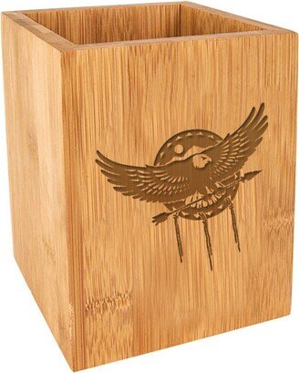 Personalized Utensil Holder With Your Choice Of Eagle Design | Kitchen Organizer Lover