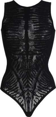 Lingerie Bodysuit Black-AL