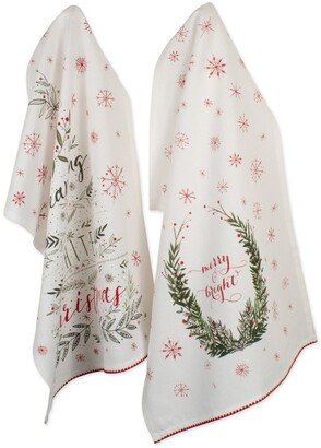 Assorted Noel Printed Dishtowel Set