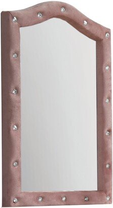 ACME Reggie Mirror in Pink Fabric