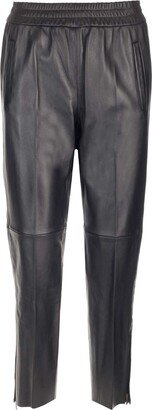 Nappa Leather Jogger Pants