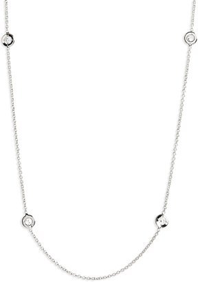 Diamond Seven Station Necklace