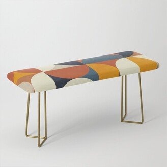 mid century abstract shapes fall winter 3 Benches