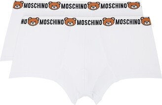 Two-Pack White Underbear Boxers