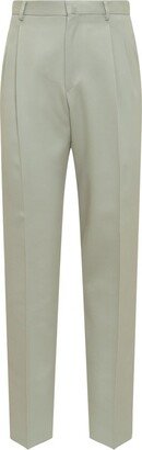 Button Detailed Straight Leg Trousers-AT