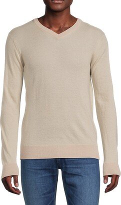 Saks Fifth Avenue Made in Italy Saks Fifth Avenue Men's Collection Lightweight Cashmere Sweater