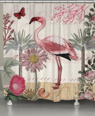 Botanical Flamingo Bath Collection