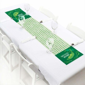 Big Dot Of Happiness Double the Fun - Twins Two Peas in a Pod - Petite Paper Table Runner 12 x 60 in