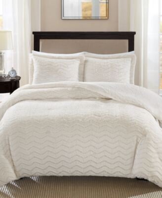 Sloan Reversible Faux Fur Comforter Sets